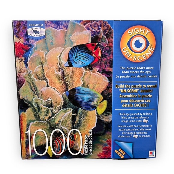 MB Puzzle 1000 Piece Jigsaw Puzzle Under The Sea - Picture 1 of 9